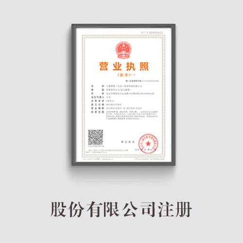 股份有限公司注冊(cè)