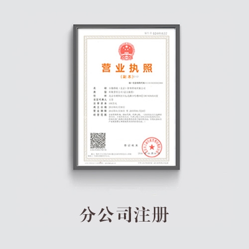 分公司注冊(cè)